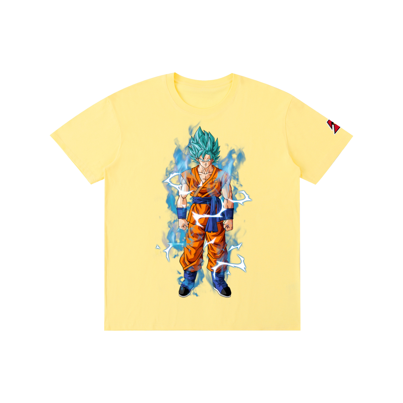 Dragonball Z Goku Super Saiyan Blue Pure Cotton Unisex T-Shirt