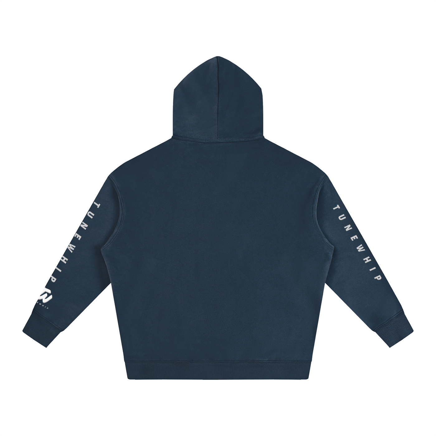 "TUNEWHIP" Oversize Fleeced Hoodie