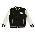 TUNEWHIP Two-Tone Fleeced Varsity Jacket