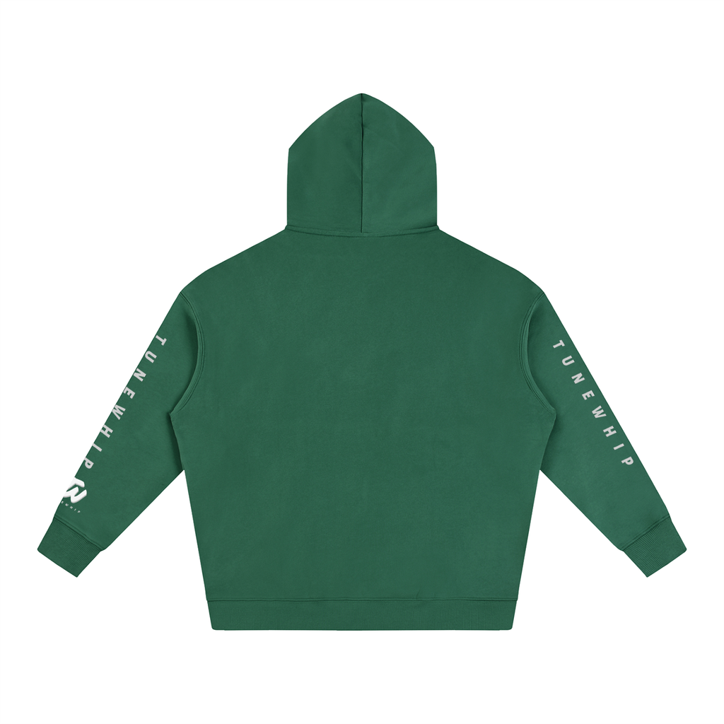 "TUNEWHIP" Oversize Fleeced Hoodie