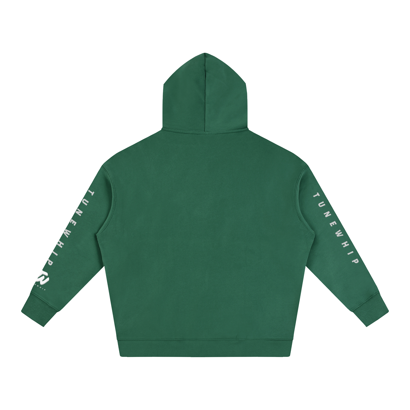 "TUNEWHIP" Oversize Fleeced Hoodie