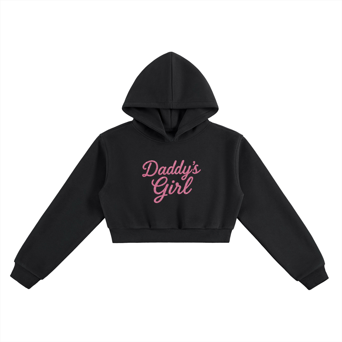 Daddy's Girl Essential Cropped Hoodie
