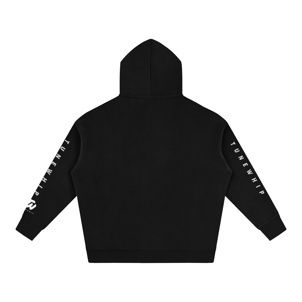 "TUNEWHIP" Oversize Fleeced Hoodie