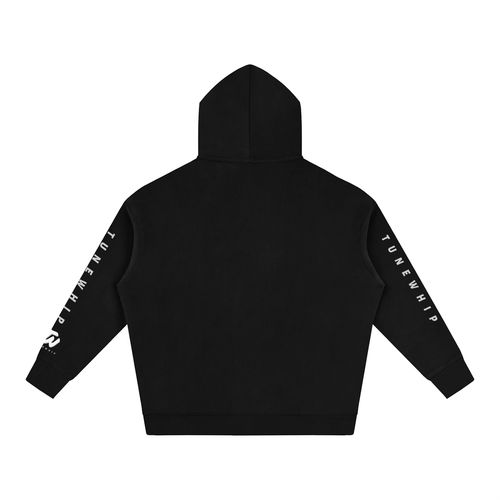 "TUNEWHIP" Oversize Fleeced Hoodie