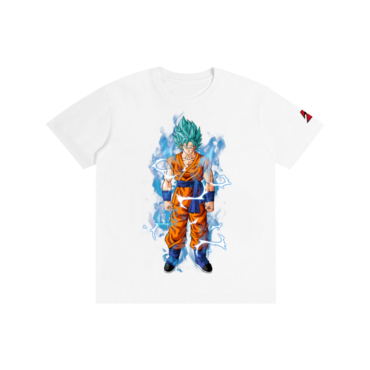 Dragonball Z Goku Super Saiyan Blue Pure Cotton Unisex T-Shirt
