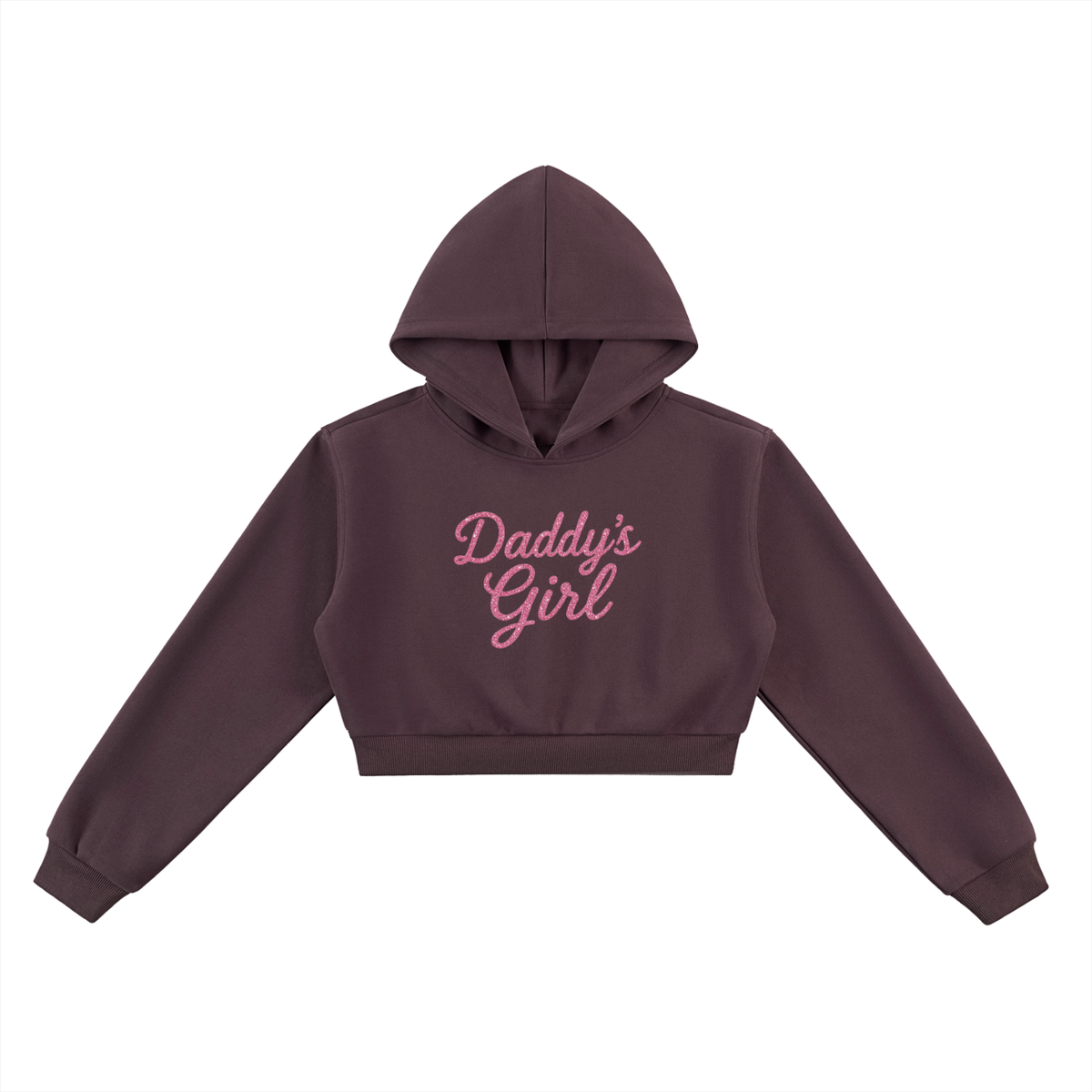 Daddy's Girl Essential Cropped Hoodie