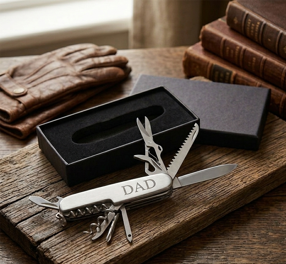 Folding 9-tool Pocket Knife