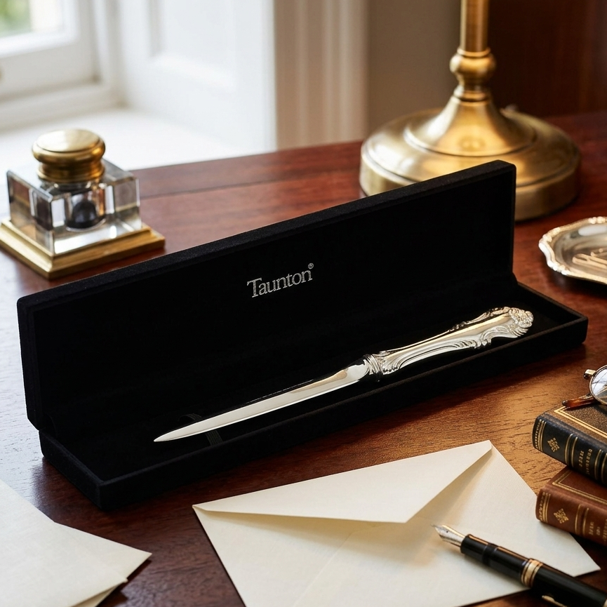 Letter Opener With King's Pattern Handle