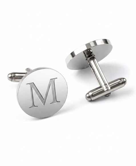 Modern Circle Cuff Links