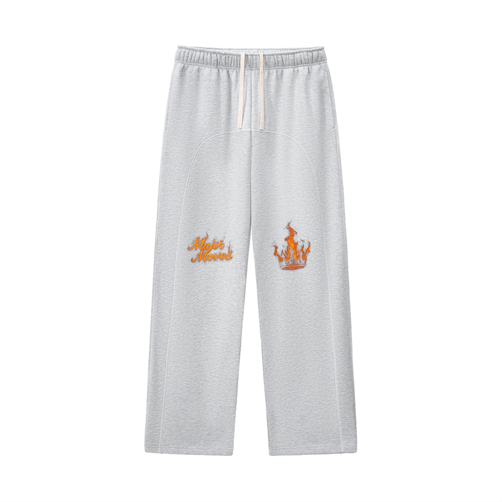 Contrast-Stitched Fleece Sweatpants