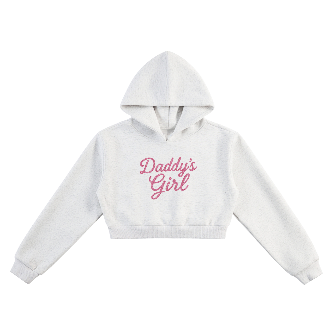 Daddy's Girl Essential Cropped Hoodie