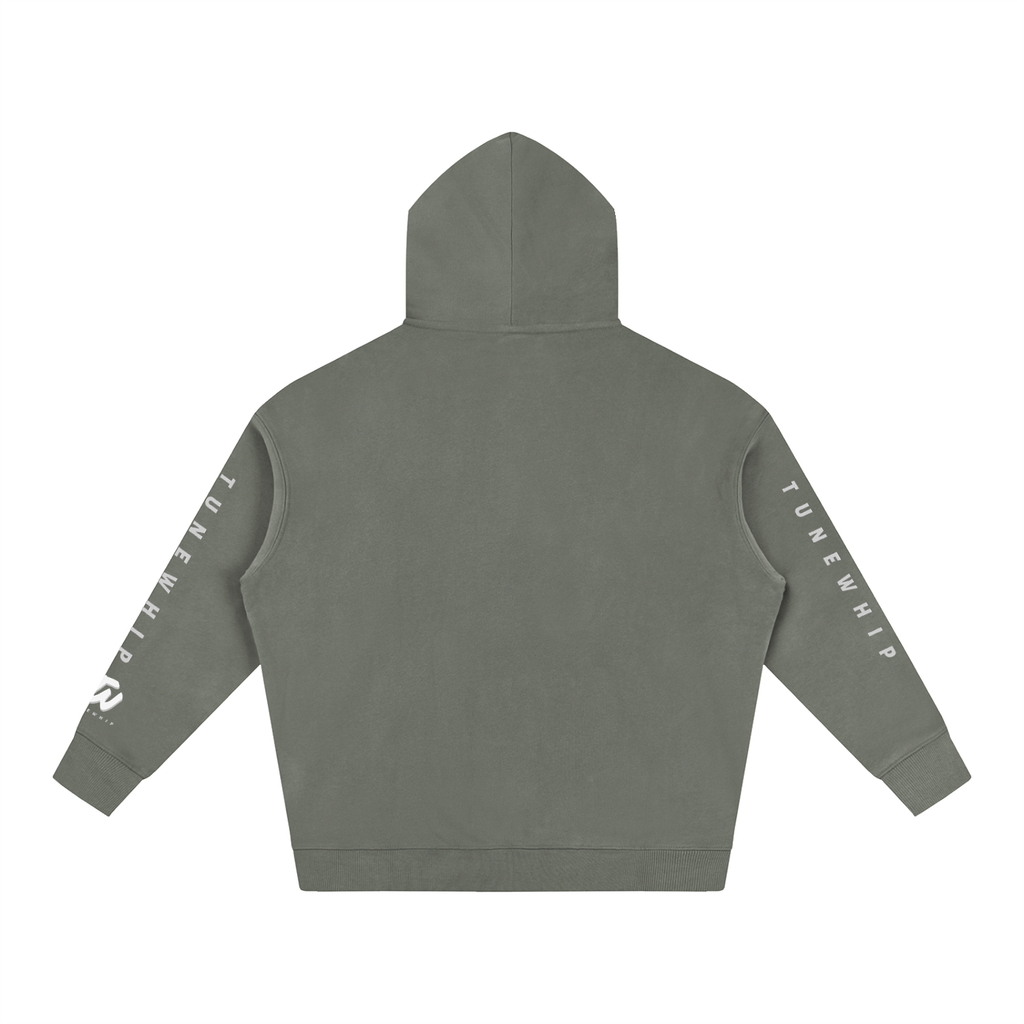 "TUNEWHIP" Oversize Fleeced Hoodie
