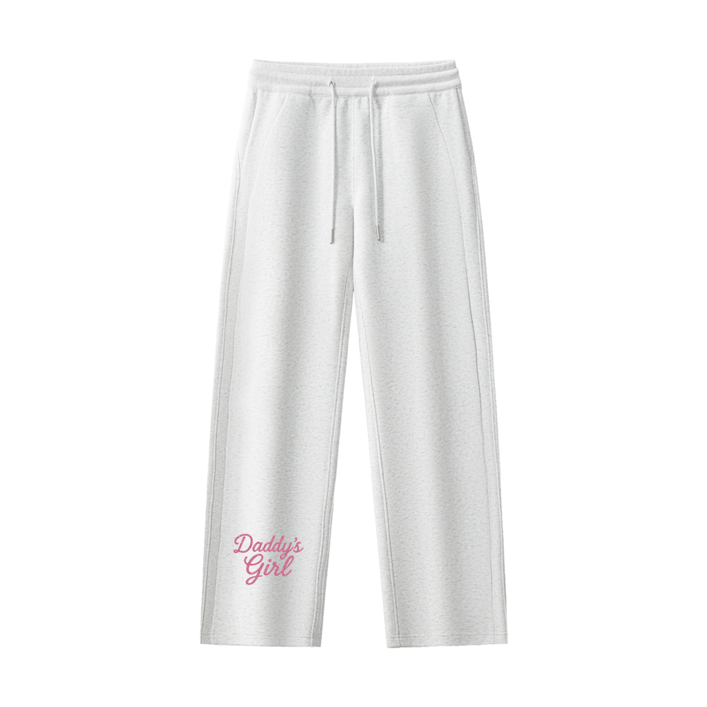 Daddy's Girl Essential Drawstring Straight-Leg Sweatpants