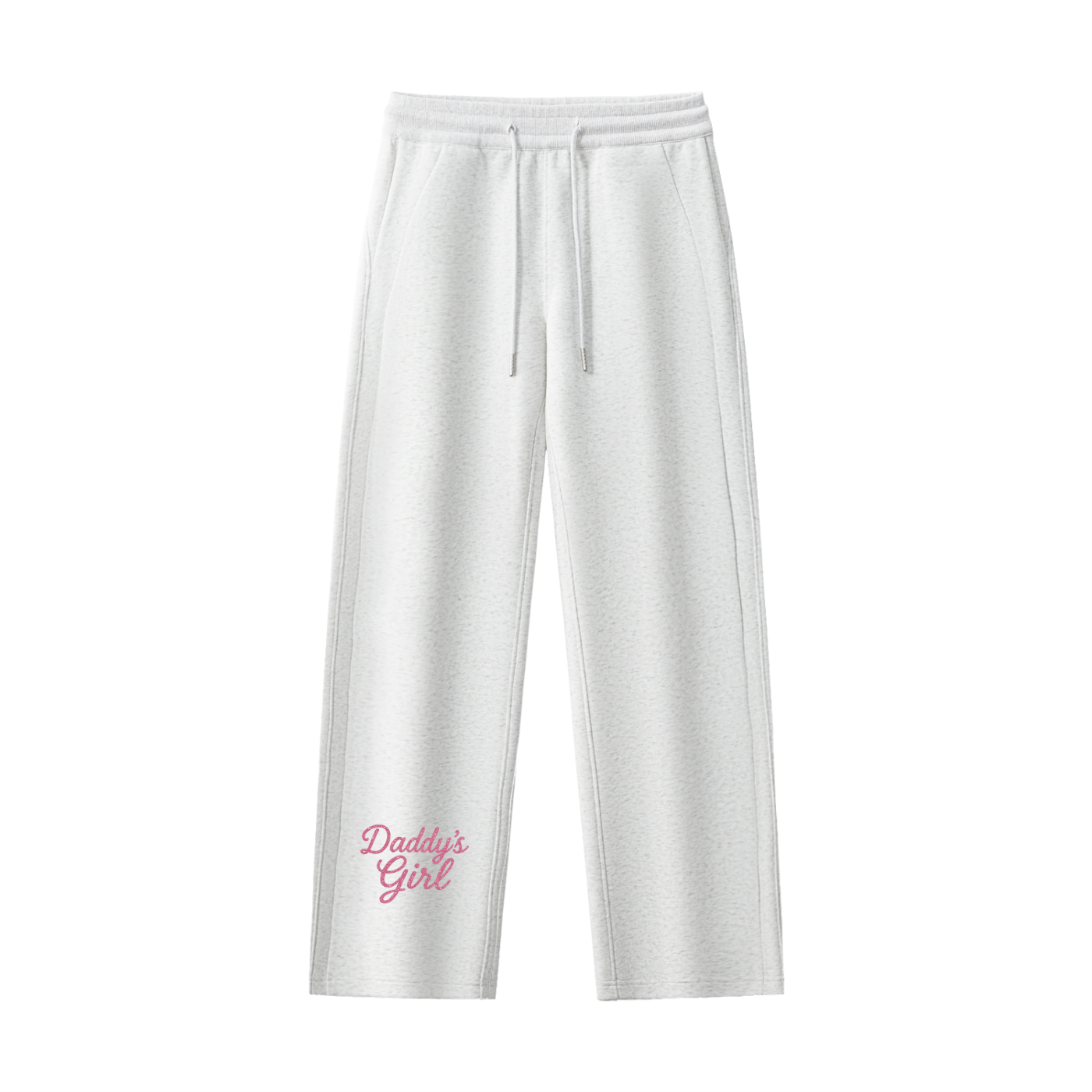 Daddy's Girl Essential Drawstring Straight-Leg Sweatpants
