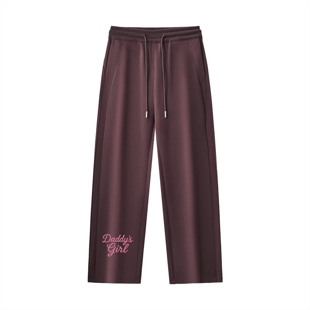 Daddy's Girl Essential Drawstring Straight-Leg Sweatpants